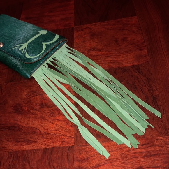 LovLeathers *NEW* SOLD OUT Handmade Cowhide Leather Western Clutch Purse - Picture 4 of 11